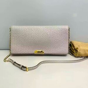 Authentic Burberry Leather grey Crossbody